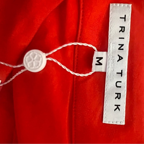 Trina Turk Vibrant Red Top - Picture 4 of 4